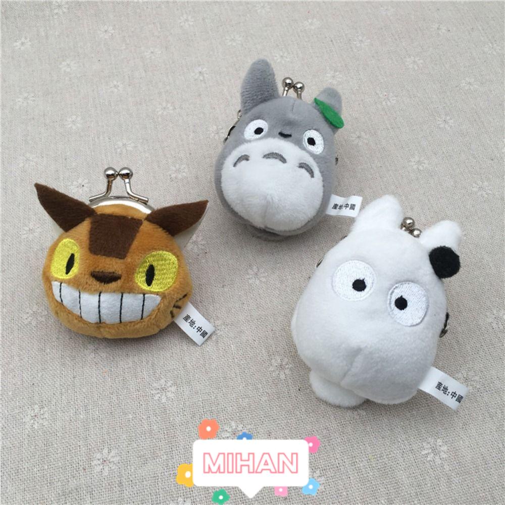 Ví Đựng Tiền Xu Bằng Cotton PP In Họa Tiết Hoạt Hình Totoro Dễ Thương MIHAN1