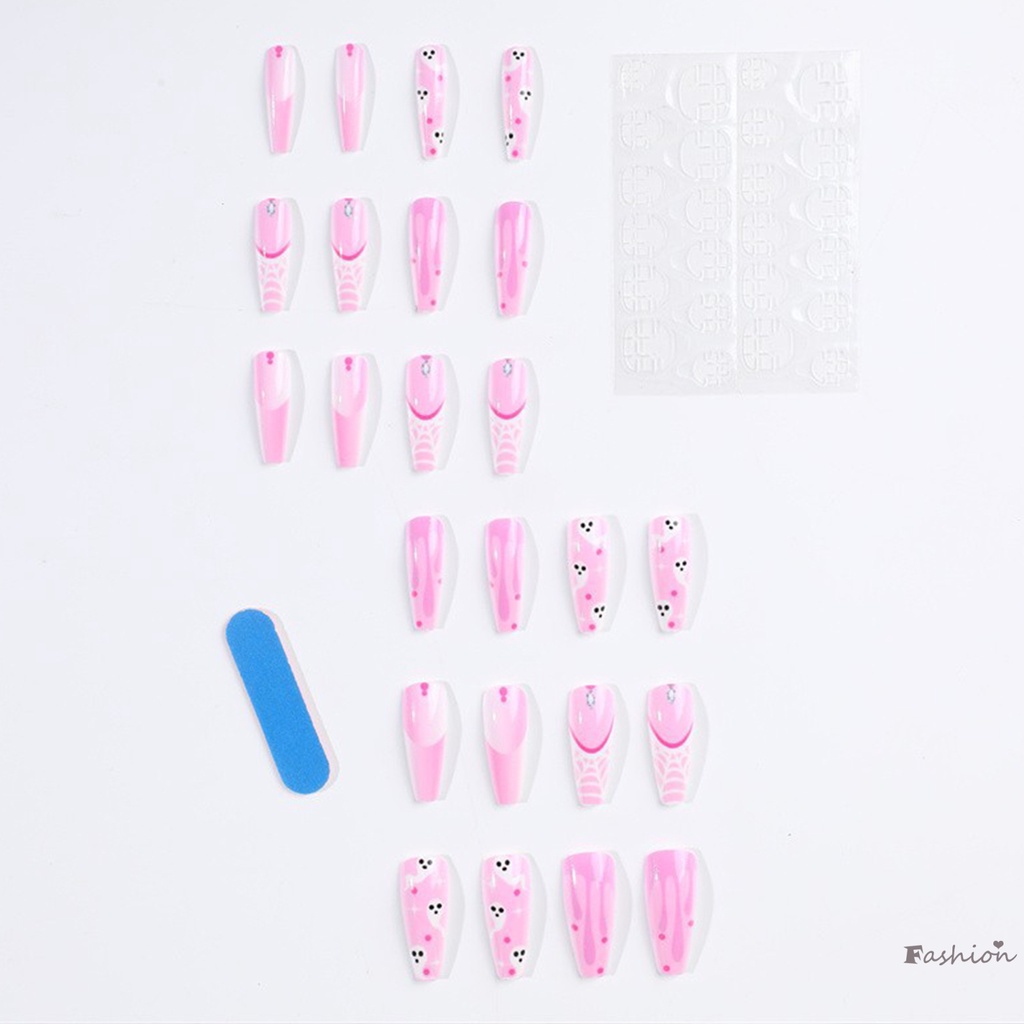 Móng Tay Giả Kiểu Pháp Không Dễ Phai Màu Có Thể Tái Sử Dụng