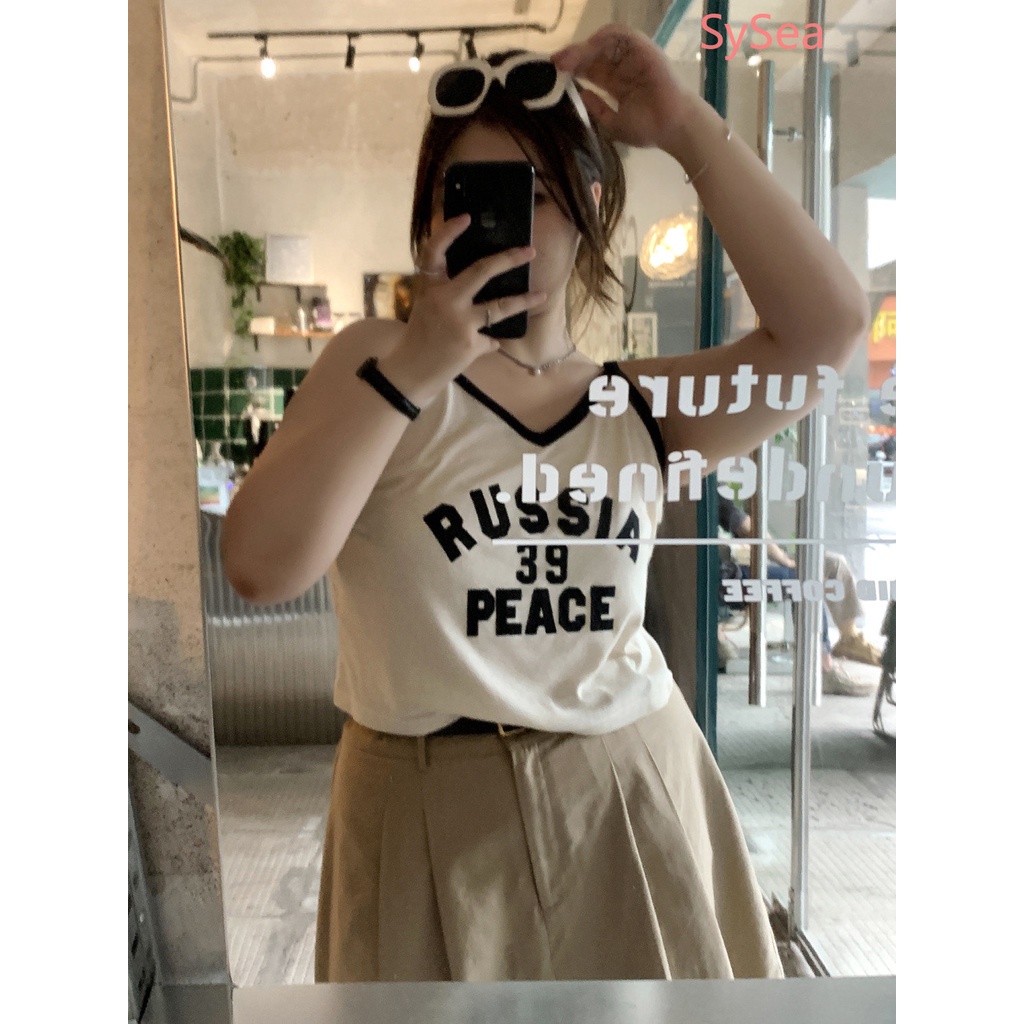 Áo Hai Dây Plus Size Phong Cách Mỹ Quyến Rũ Dành Cho Nữ