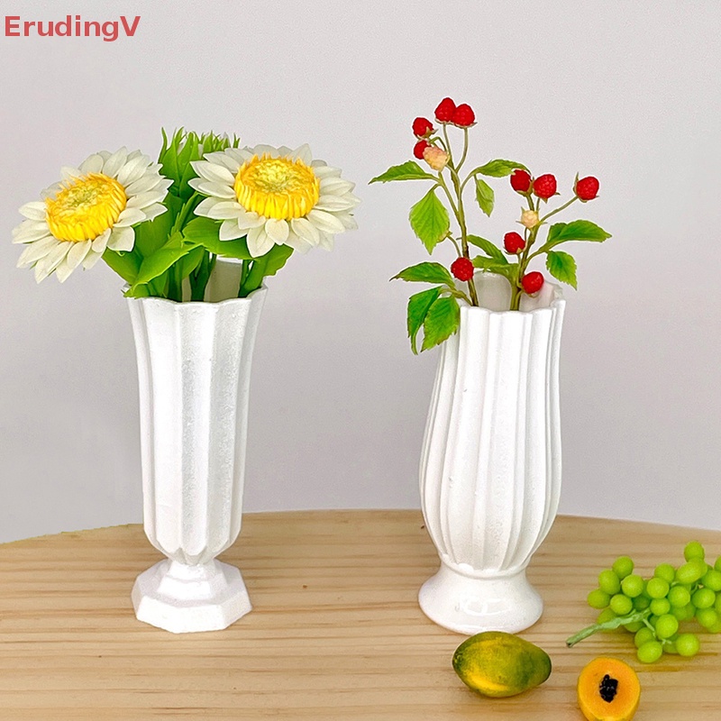 Lọ Hoa Resin Mini Tỷ Lệ 1 / 6 Dùng Trang Trí Nhà Búp Bê