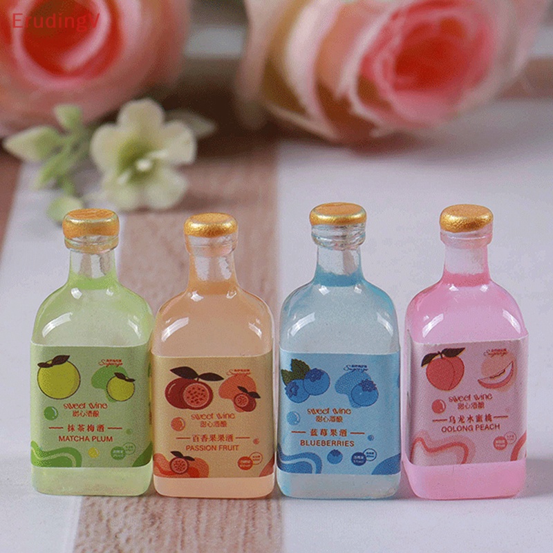 [ErudingV] Set 3 Chai Rượu Mini Bằng Nhựa Resin Phát Sáng Trong Đêm Trang Trí Điện Thoại Di Động [Mới]