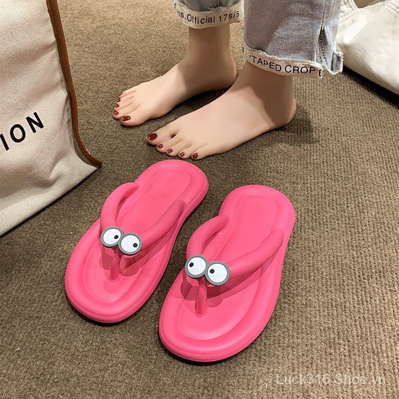 Dép Xỏ Ngón Đế Bằng Chống Trượt Phong Cách Anh Quốc Thời Trang Xuân Hè 2023