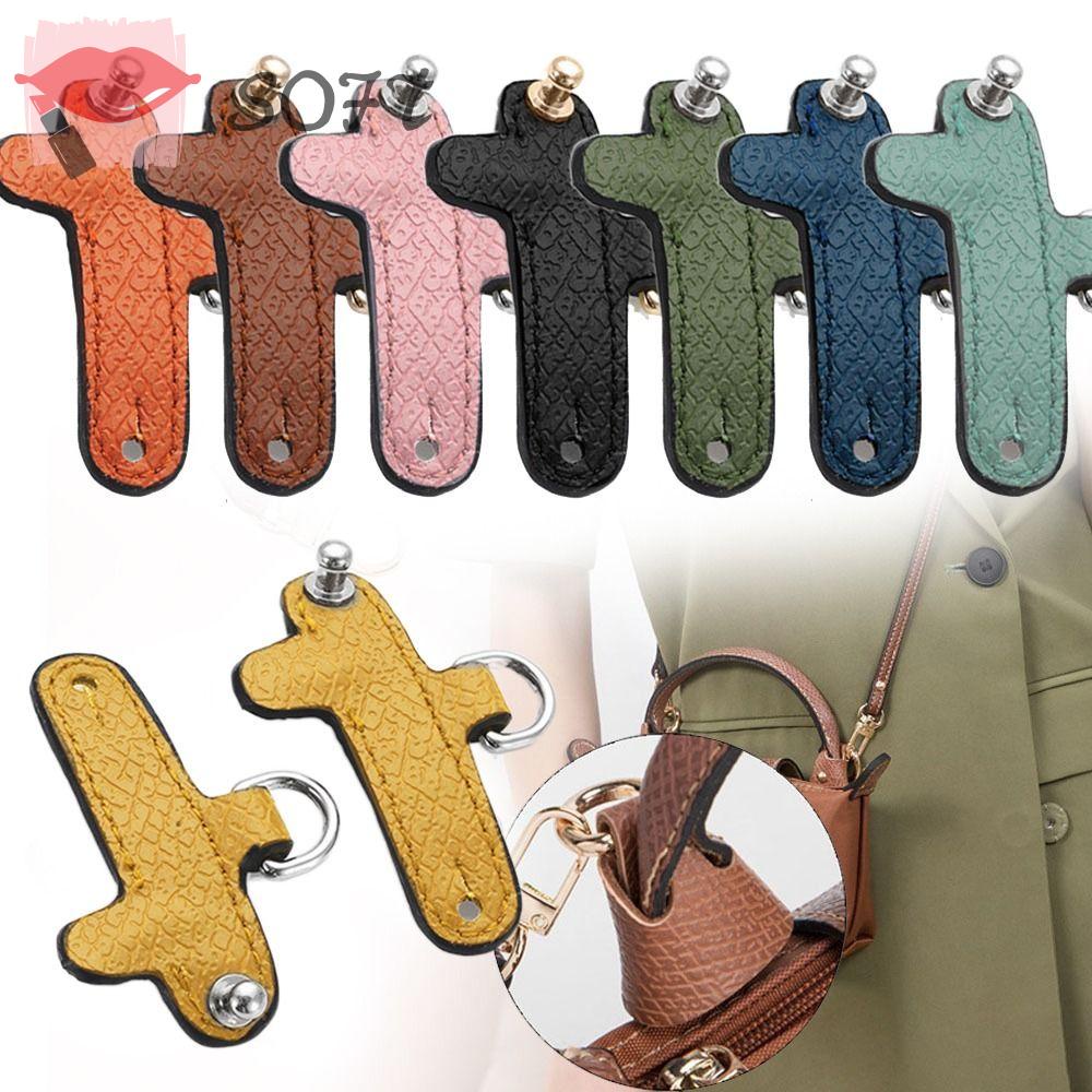 Dây Đeo Túi Xách Mini Bằng Da Thật Không Đục Lỗ