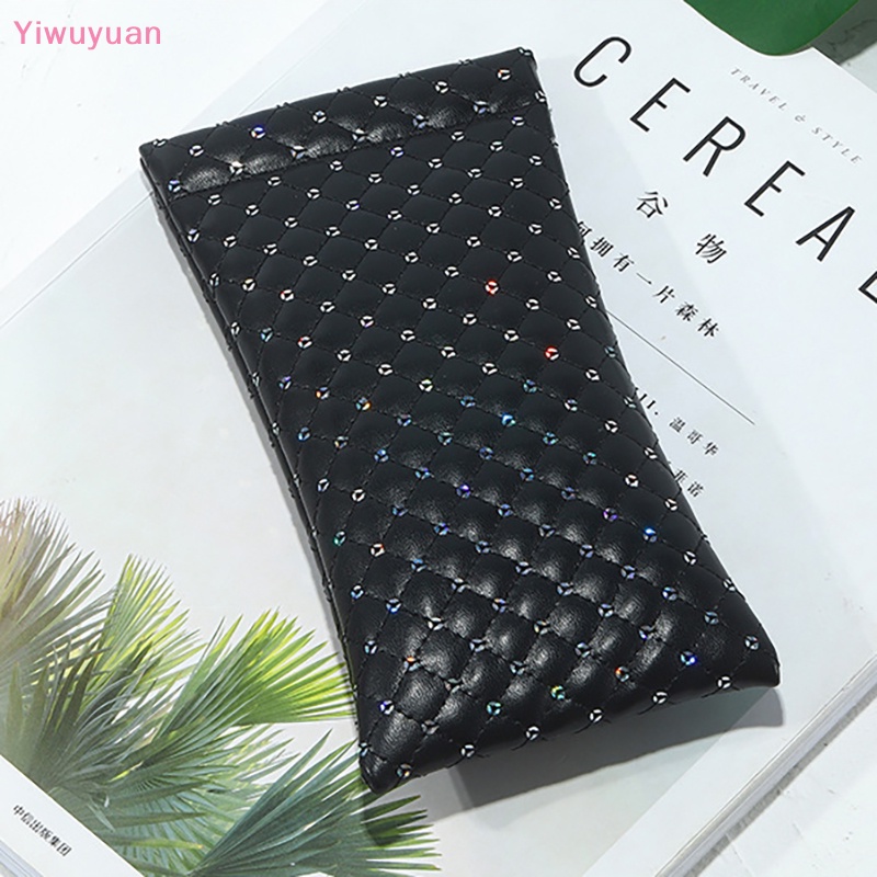 < Yiwuyuan > Túi Da PU Đựng Điện Thoại Mắt Kính Cầm Tay Thời Trang Mới