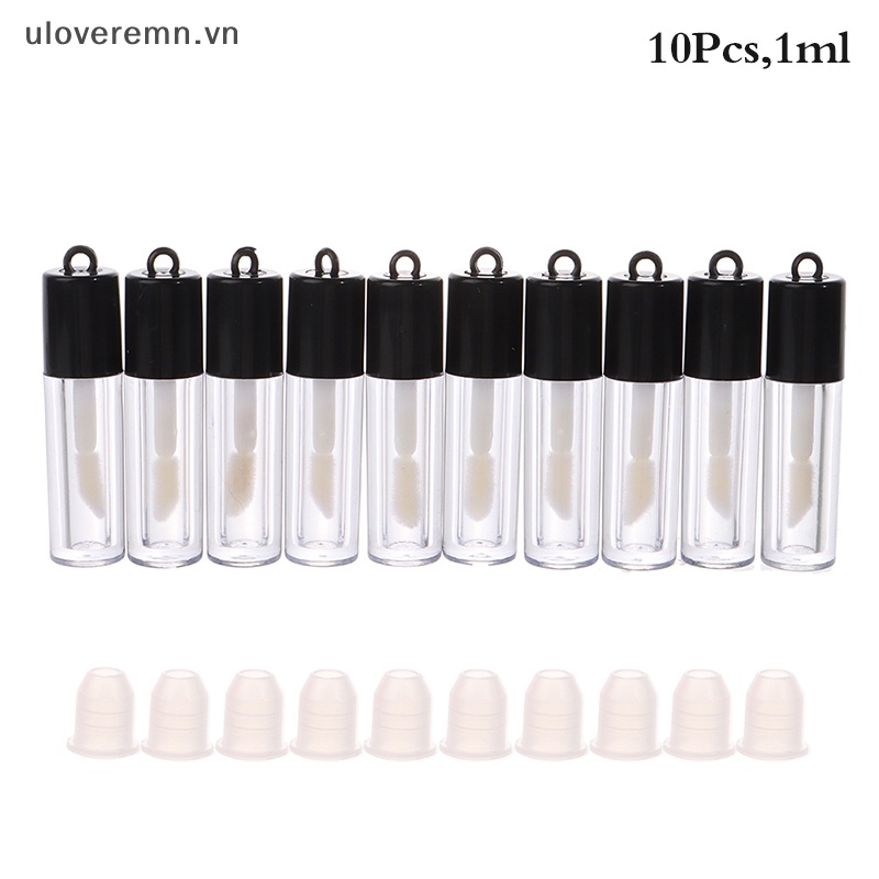 Set 10 Lọ Rỗng Trong Suốt Đựng Son Dưỡng Môi 0.8 / 1 / 1.5ML