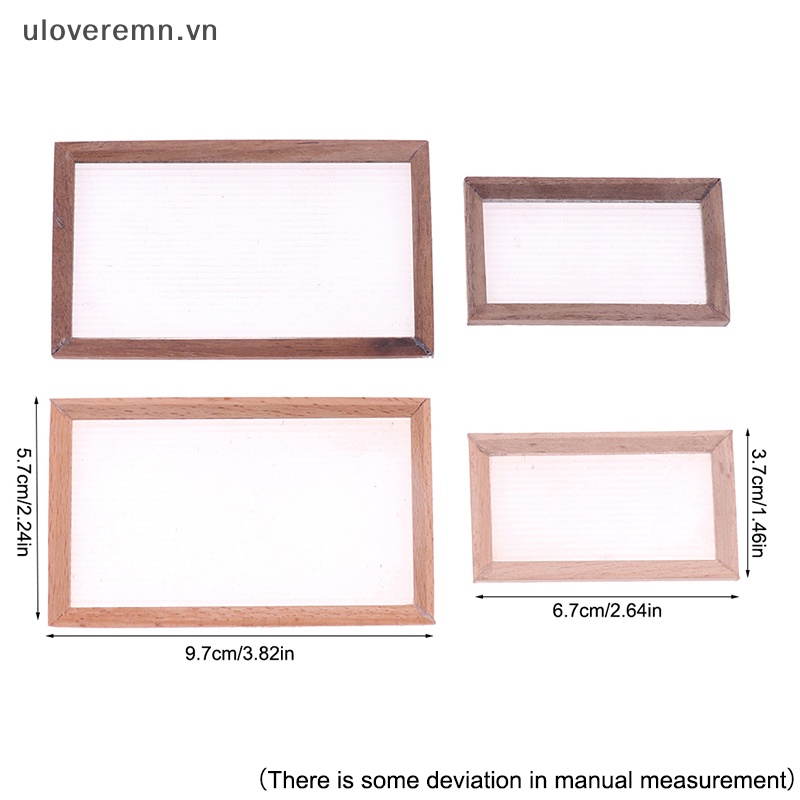 Uloveremn 1 Mô Hình Đồ Nội Thất mini Bằng acrylic Cho Nhà Búp Bê