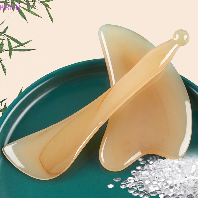 Dụng Cụ Mát Xa Mặt Và Cơ Thể Thon Gọn Thương Hiệu KRHB Gua Sha Mới