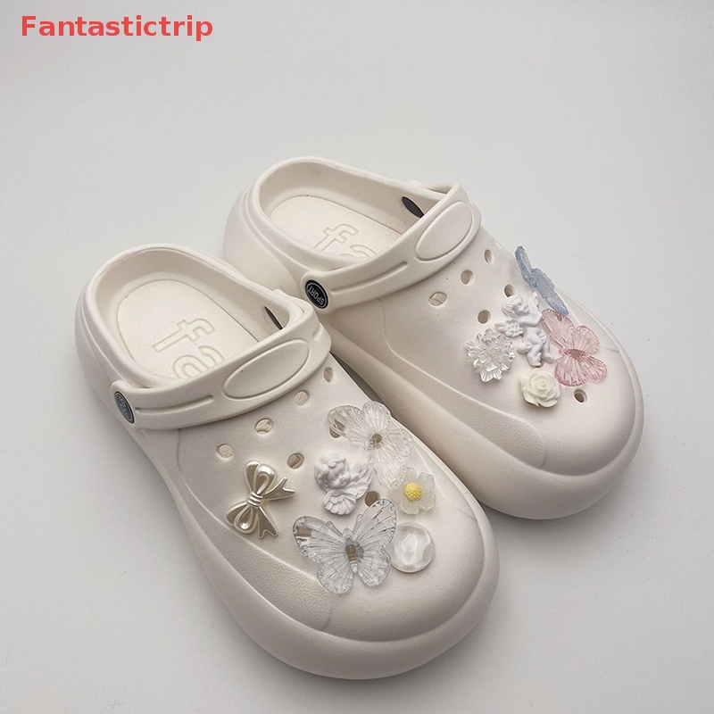 [Fantastictrip] Phụ Kiện Lỗ Giày Có Thể Tháo Rời Hình Thiên Thần Tối Diy Mới