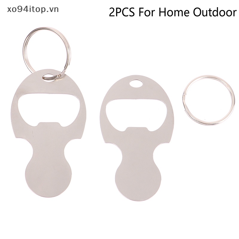 Xoitop Set 2 Móc Khóa Kim Loại Gắn Xe Đẩy Mua Sắm Sử Dụng Tại Nhà / Ngoài Trời