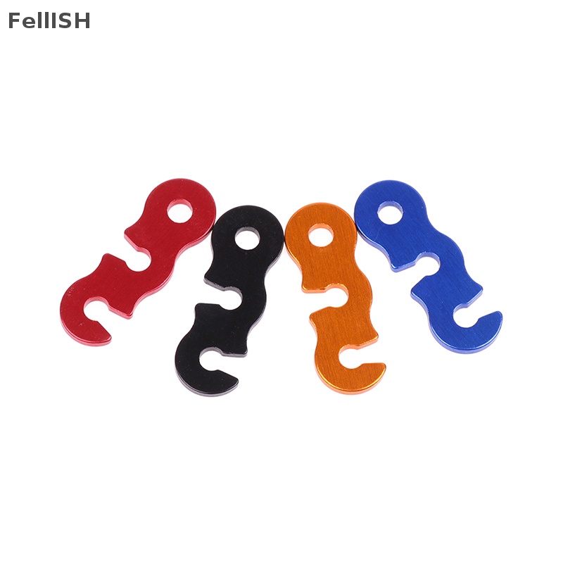 Bộ 10 Móc Khóa Dây Lều Cắm Trại Hình Chữ S 439br Tùy Chỉnh Tiện Dụng