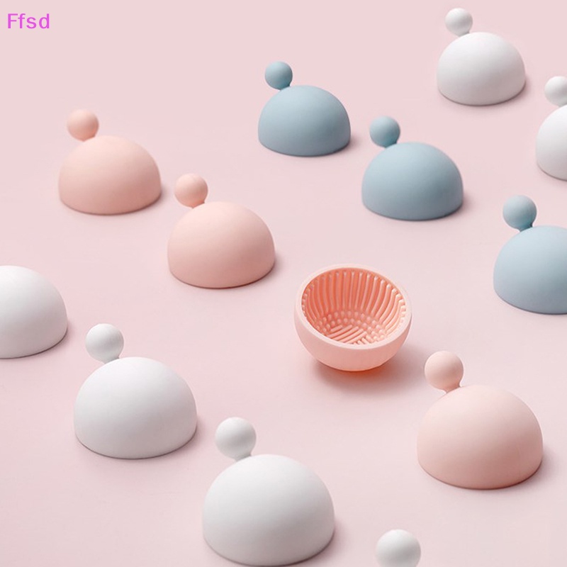 {Ffsd} Miếng Silicone Vệ Sinh Cọ Trang Điểm Nền * Hàng Bán Chạy