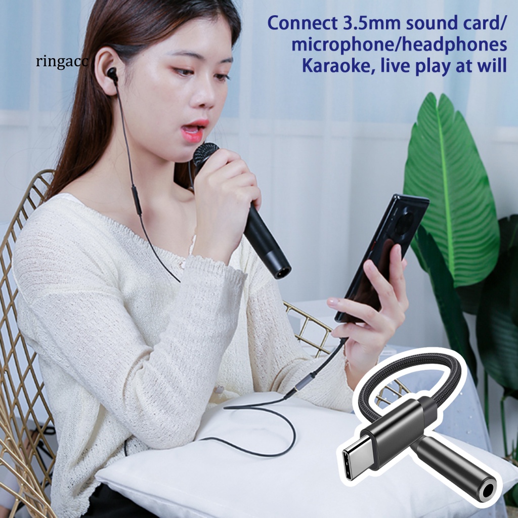 Cáp Chuyển Đổi Âm Thanh Type-C Sang 3.5mm HD Chuyên Dụng Cho Điện Thoại Thông Minh