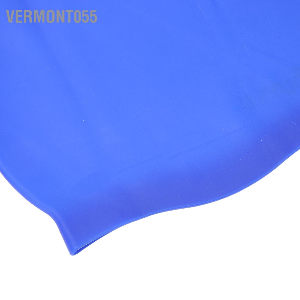 Vermont055 2 Chiếc Mũ Bơi Chống Rách Thoải Mái Silicone Bền Dành Cho Nữ Người Lớn Thanh Niên Trẻ Em