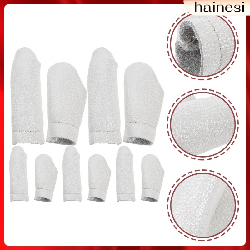 Set 10 Miếng Da Bảo Vệ Ngón Tay Khi Đan Len