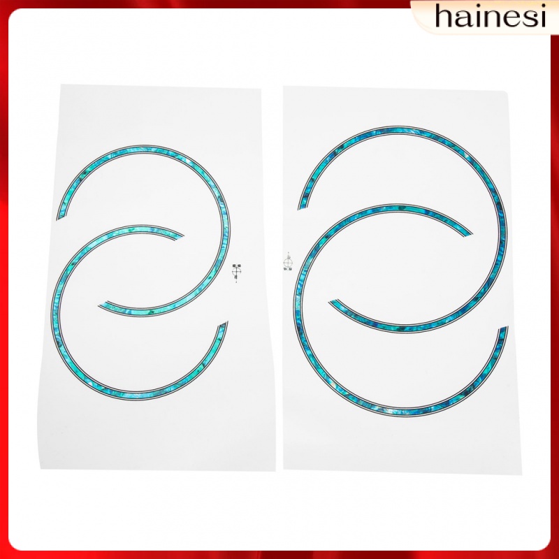 Set 4 Miếng Dán Viền Lỗ Âm Thanh Cho Đàn Guitar