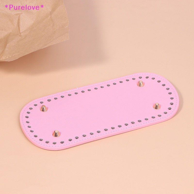 1 Túi Xách Da PU Dệt Kim Thủ Công Đế Dài Thiết Kế Dễ Thương Mới