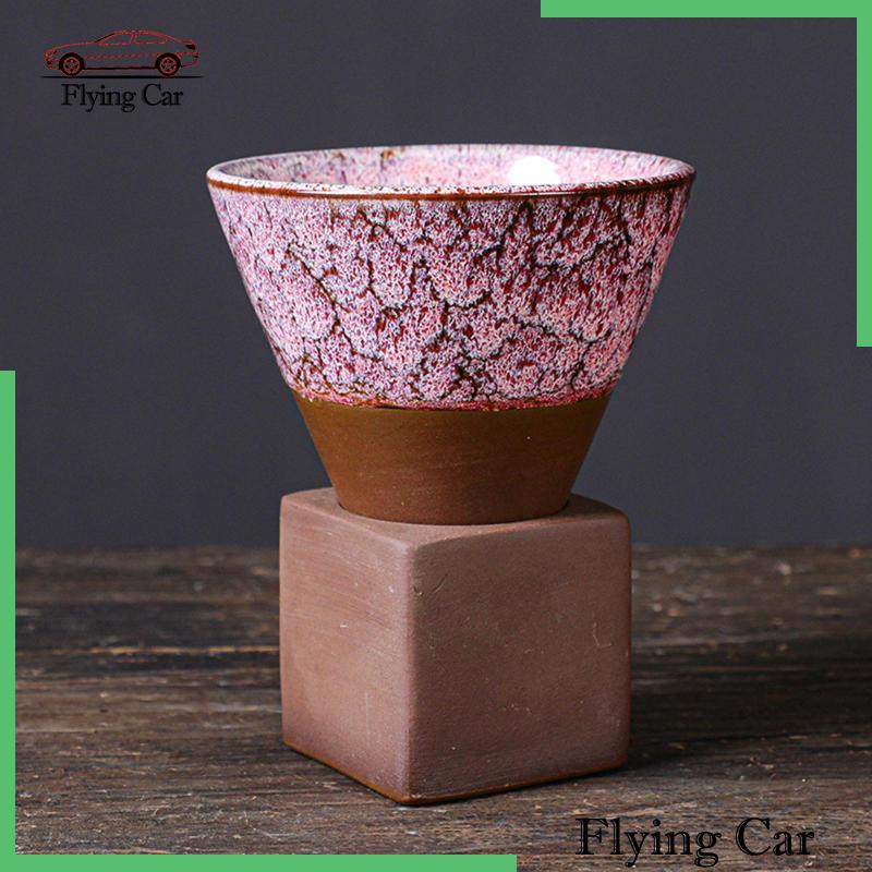 Tách Uống Trà Bằng Sứ Họa Tiết Hoa Phong Cách Kung Fu Độc Đáo 2