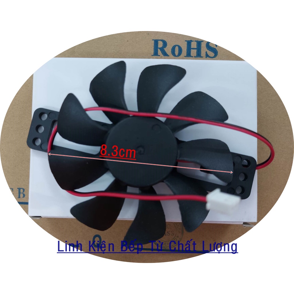 Quạt Bếp Từ 18vdc Sải Cánh 8.3cm, Mới , Chính Hãng 100%.