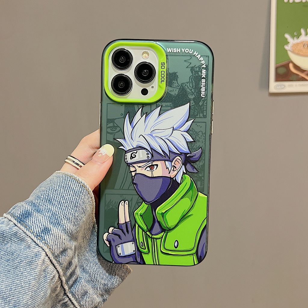 Ốp Điện Thoại Tpu Dẻo Trong Suốt Họa Tiết Hoạt Hình Naruto Cho iPhone 11 13 12 14 Pro Max