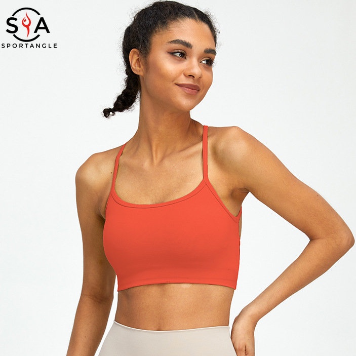 Áo Ngực Thể Thao Màu Nude Thoáng Khí Nhanh Khô Thời Trang Cho Nữ