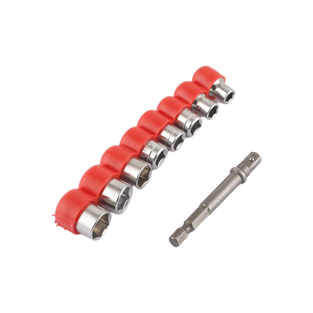 Set 8 Mũi Khoan Lục Giác 5-12mm Bằng Thép Carbon