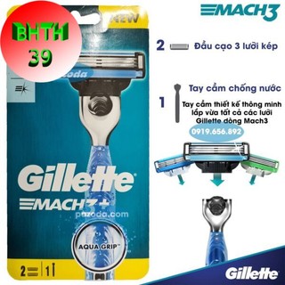 Dao cạo râu 3 lưỡi gillette mach3+/ mach3 turbo 3d / mach 3 sensitive