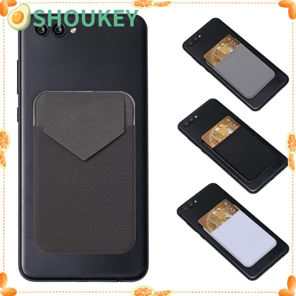 Ốp Điện Thoại Kèm Ngăn Đựng Thẻ Đàn Hồi Thời Trang SHOUKEY