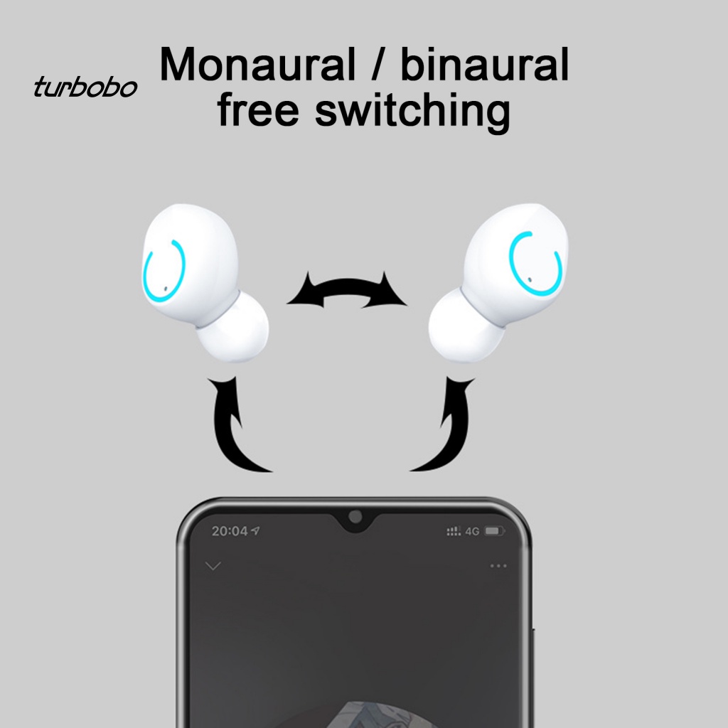 Set Tai Nghe Nhét Tai Không Dây Bluetooth 5.0 Mini Cảm Ứng 292 Dùng Cho Android