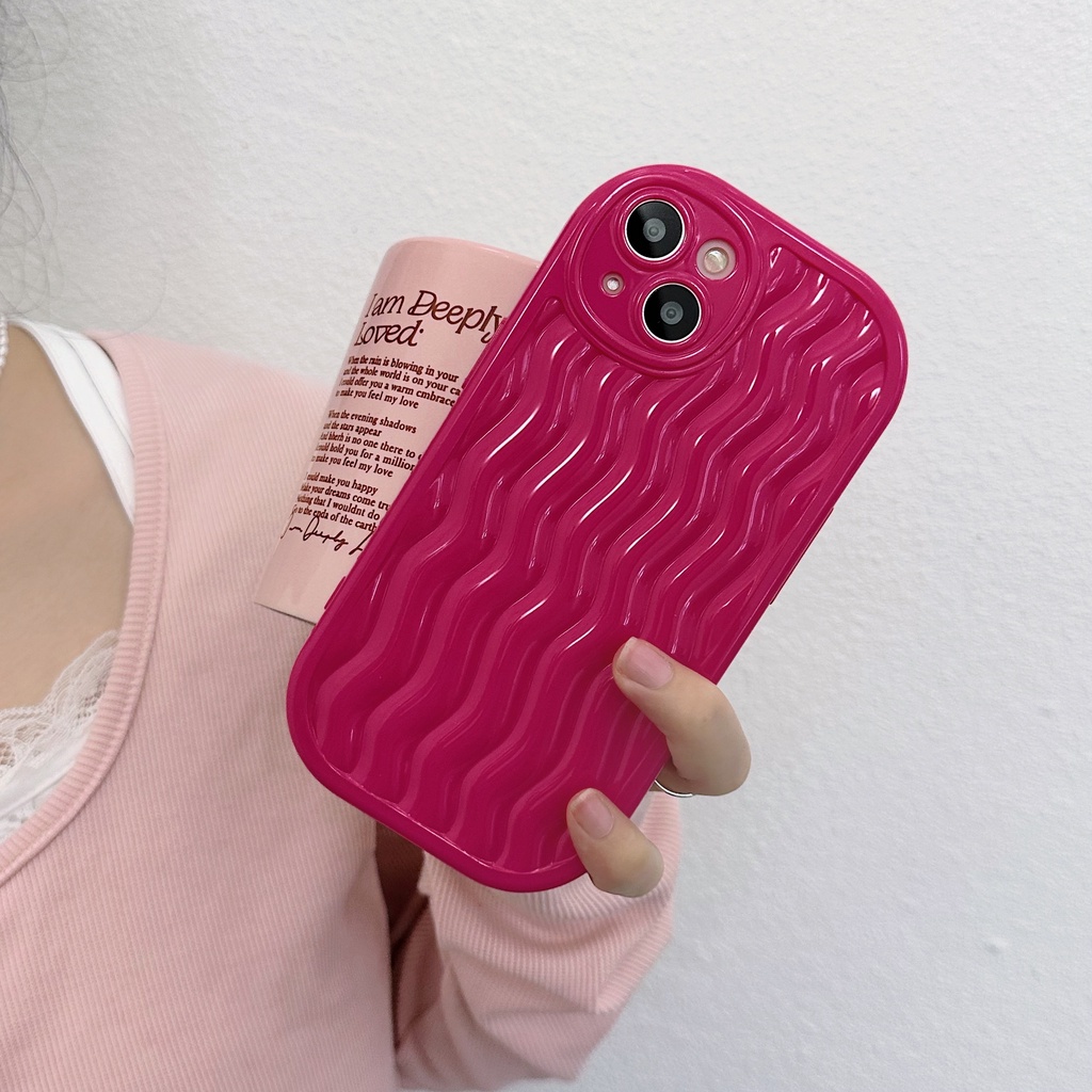 Ốp Điện Thoại TPU Silicon Mềm Chống Sốc Màu Trơn Bảo Vệ Ống Kính Máy Ảnh Cho iPhone 13 12 11 Pro Max 14 Plus