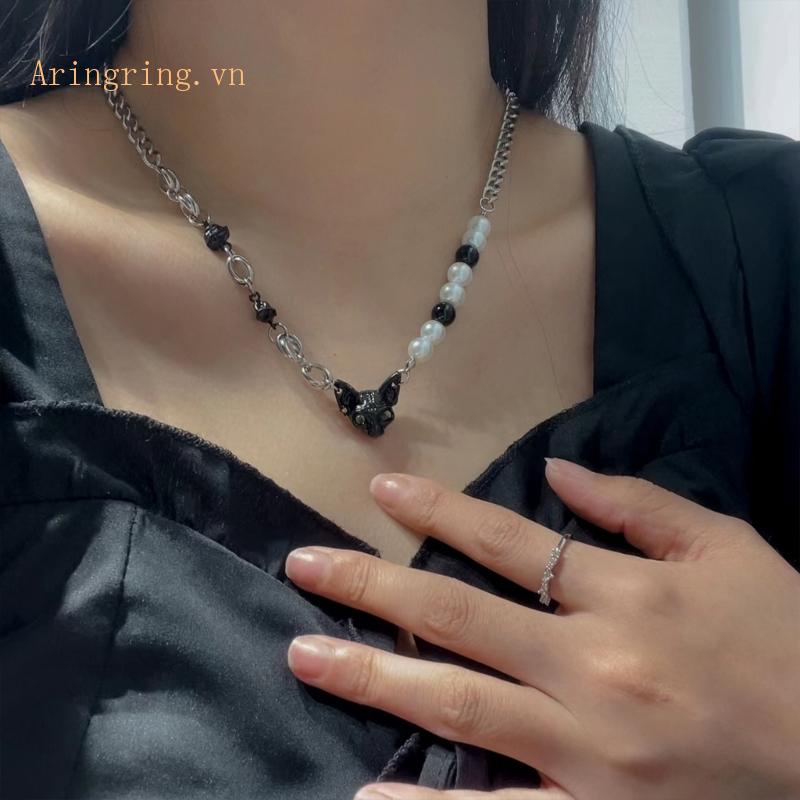 Vòng Cổ Choker Mặt Mèo Thời Trang