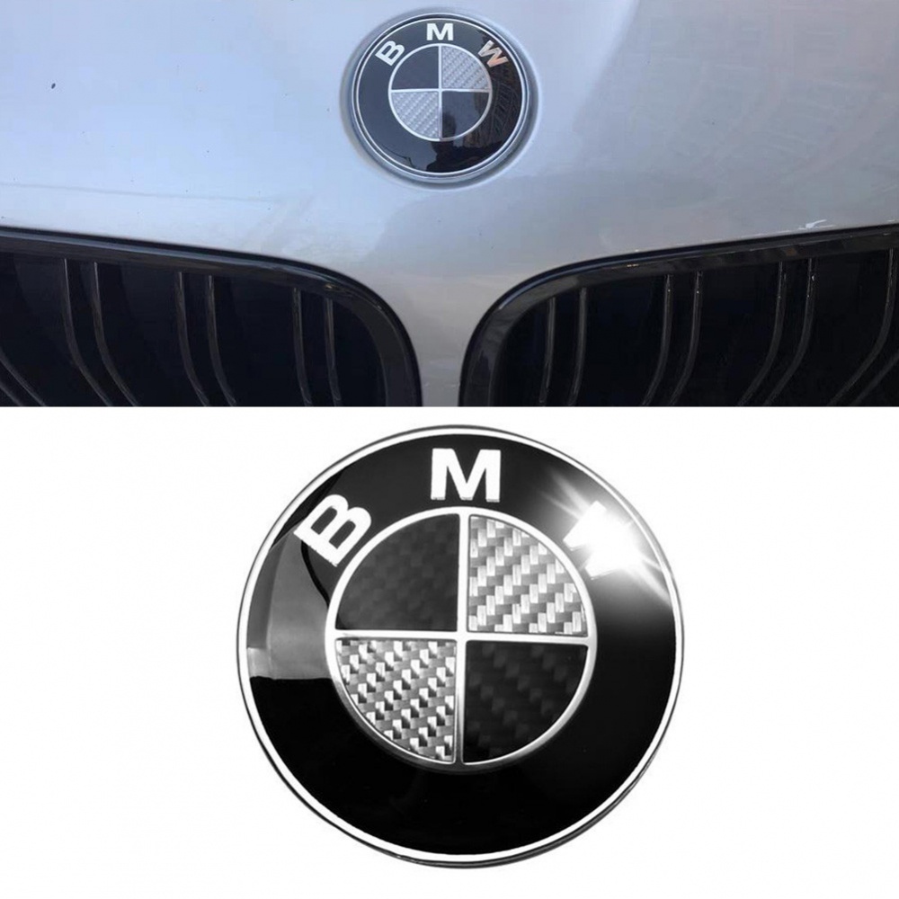 Logo Trang Trí Xe Hơi BMW E46 E36 E39 E90 1 3 5 7 Kích Thước 82mm Chất Lượng Cao