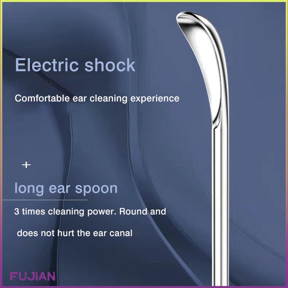 6Pcs Ear Spoon Stainless Steel Curette Spoons Adult Child Hanging Key Pendant Earwax Remover Earpick Tool