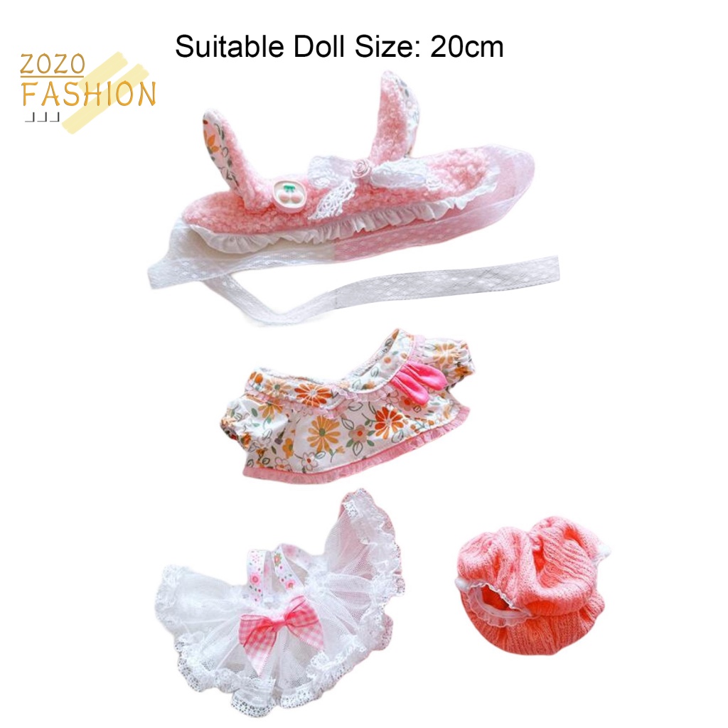 1 Bộ Đồ Thời Trang Mùa Xuân Cho Búp Bê 20cm Dễ Thương