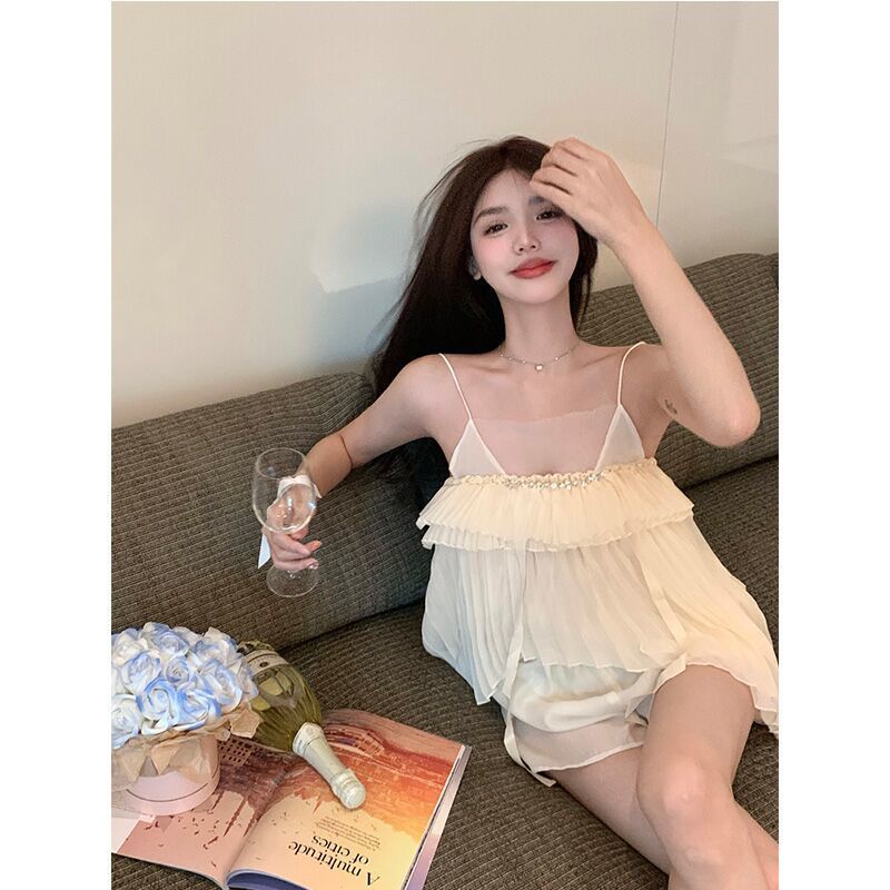 Áo Sát Nách Chất Chiffon Thiết Kế Lệch Tà Quyến Rũ