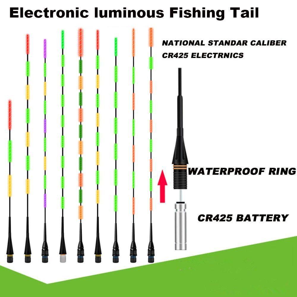 SHOUHOU Phao Câu Cá Điện Tử Cảm Ứng Thay Đổi Màu Gia Cố Mạnh Mẽ Không Dễ Gãy