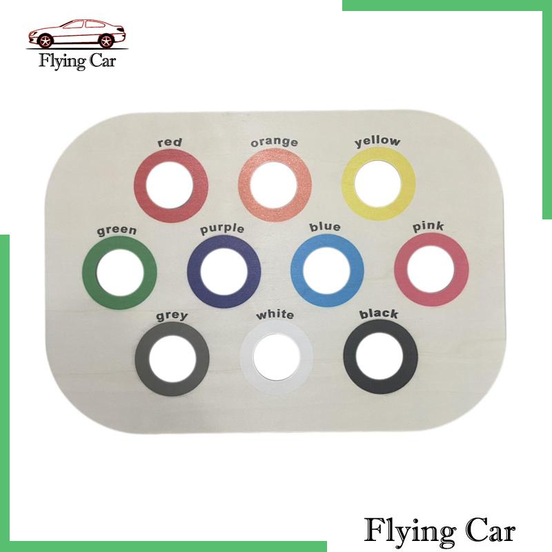 Bộ Trò Chơi Phân Loại Bằng Gỗ Màu Sắc Montessori [Lzdjfmy2] Cho Bé