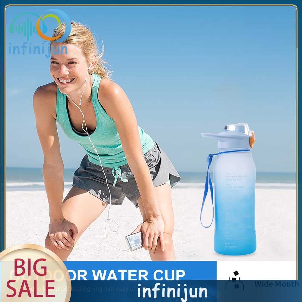 Bình Nước Thể Thao Màu Gradient Dung Tích 1300ML