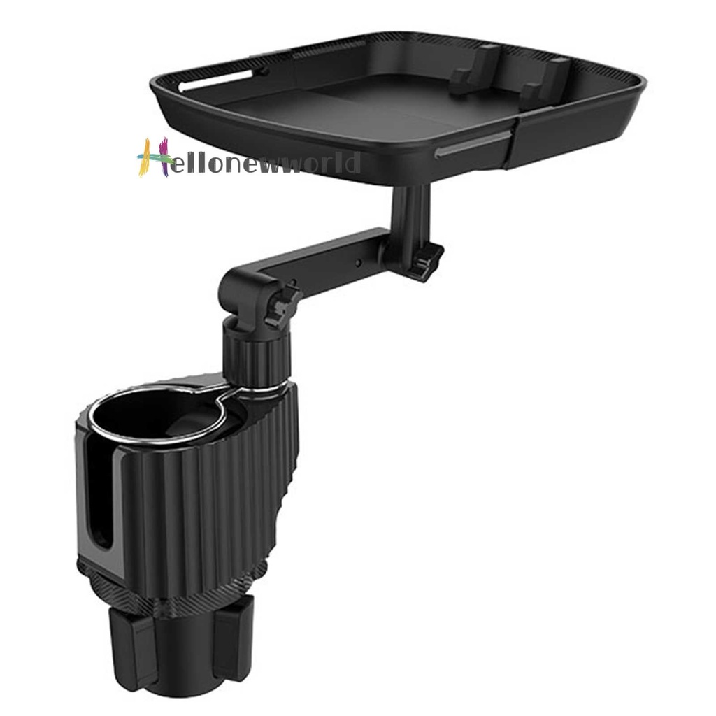 Khay Đựng Thức Ăn Hình Vuông Có Thể Xoay Tiện Dụng Cho Xe Hơi