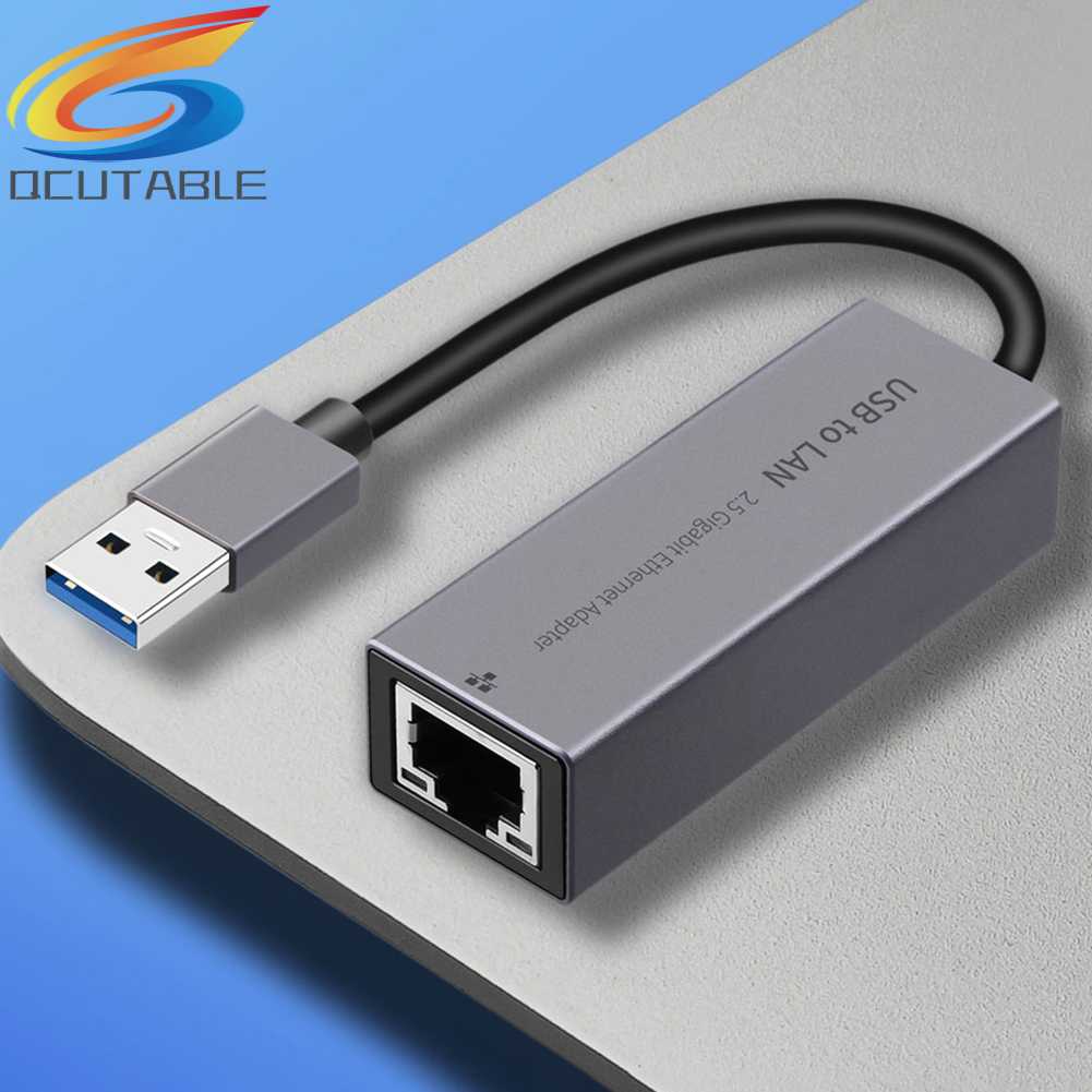 Thẻ Mạng 2.5G 2500Mbps Chuyển Đổi Từ Type-C / USB3.0 Sang RJ45