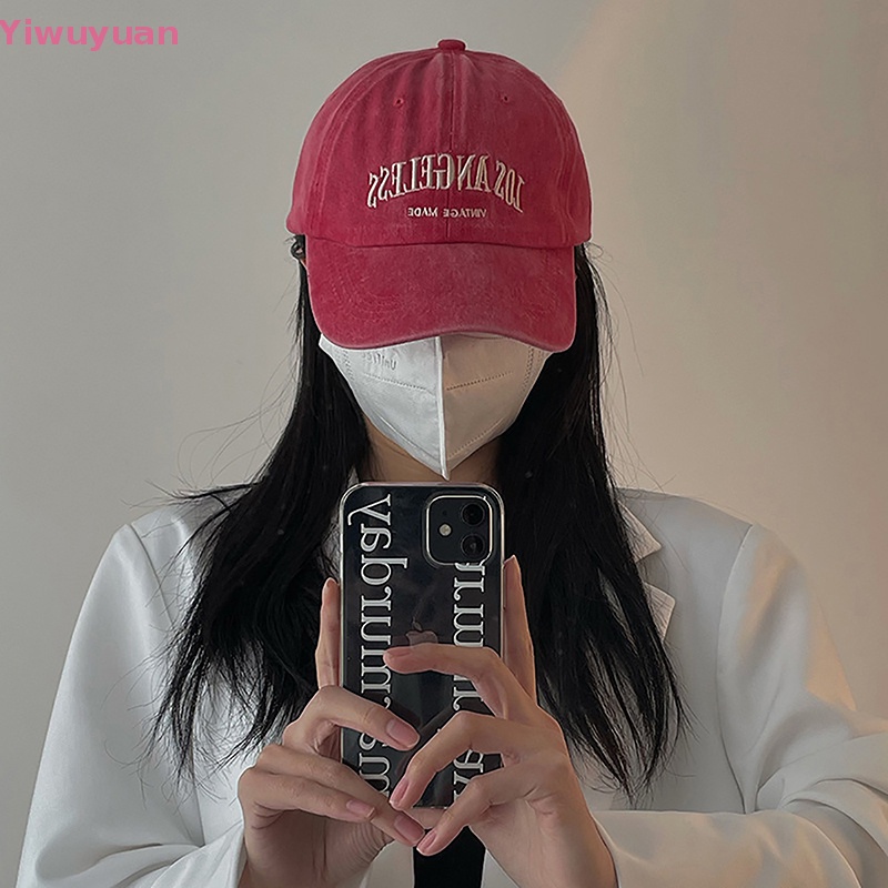 < Yiwuyuan > Mũ Lưỡi Trai Thể Thao Cotton Mềm Mại Phong Cách Retro Xuân Hè Phổ Biến Cho Nữ