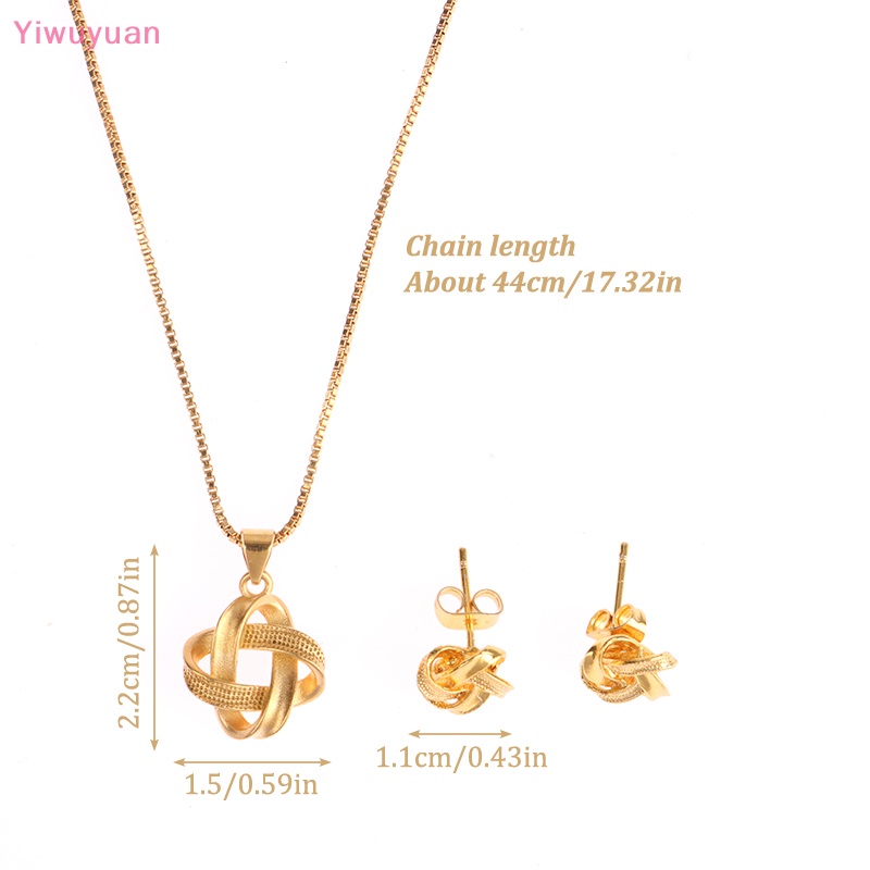 Bộ 3 Vòng cổ + Bông Tai Hình Học Thời Trang Cho Nữ Mới