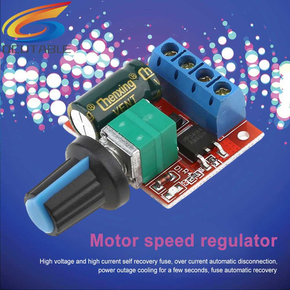 Cầu Chì Điều Khiển Tốc Độ Động Cơ PWM 5A 90W