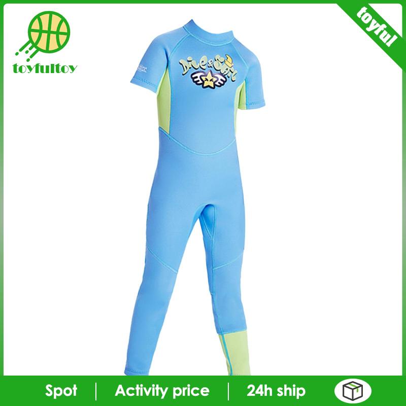 Bộ Đồ Lặn Dày 2.5mm Bằng Cao Su Tổng Hợp Toàn Diện Cho Bé