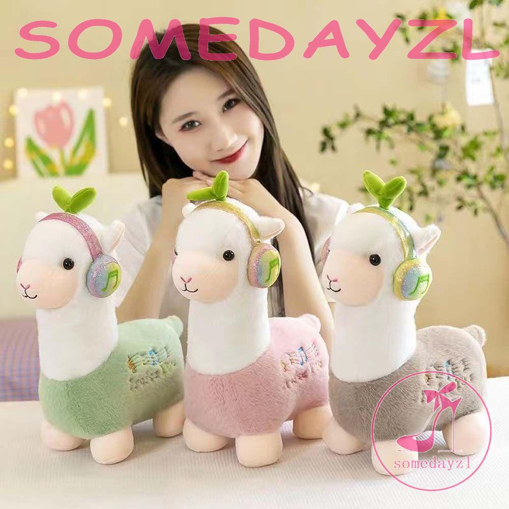Đồ chơi nhồi bông Hình Lạc Đà Alpaca Đáng Yêu Dành Cho Bé