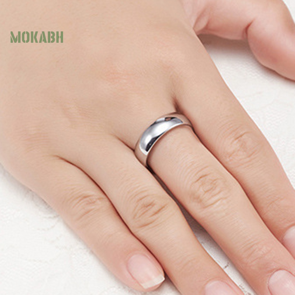 Nhẫn Trơn Bóng Cao Thiết Kế Đơn Giản Thời Trang Cho Nam Và Nữ