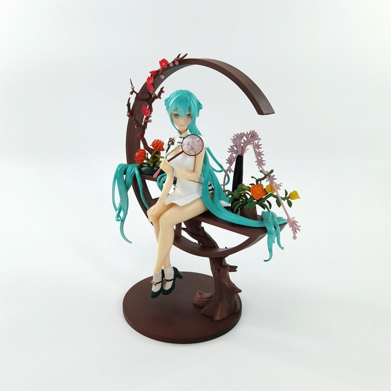 Mô Hình Đồ Chơi Nhân Vật Shaohua Hatsune Miku Mặc Sườn Xám Với Tỷ Lệ 1 / 7
