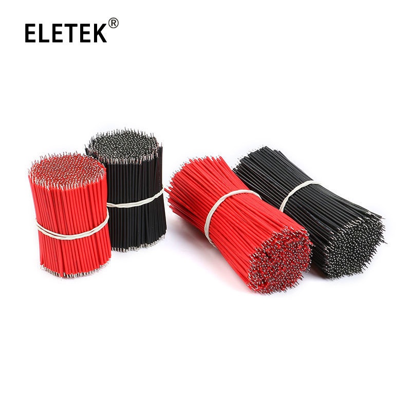 Set 50 / 100 Dây Cáp Nối Hàn Mạ Thiếc UL1007-22AWG 6cm 10cm