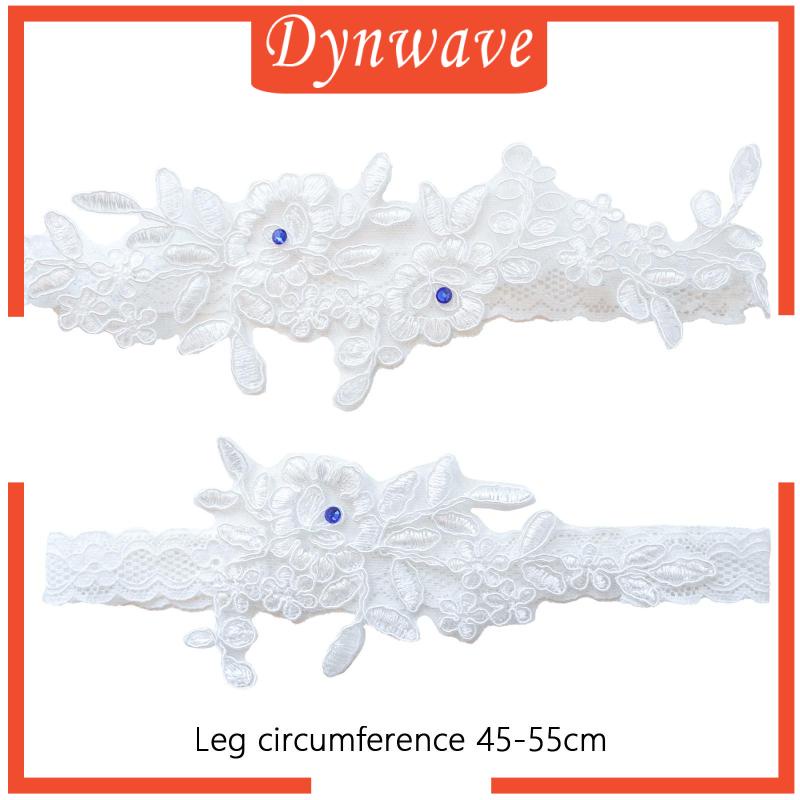 Set 2 Đai Nịt Bít Tất Đính Hoa Dùng Hóa Trang Trong Tiệc Cưới