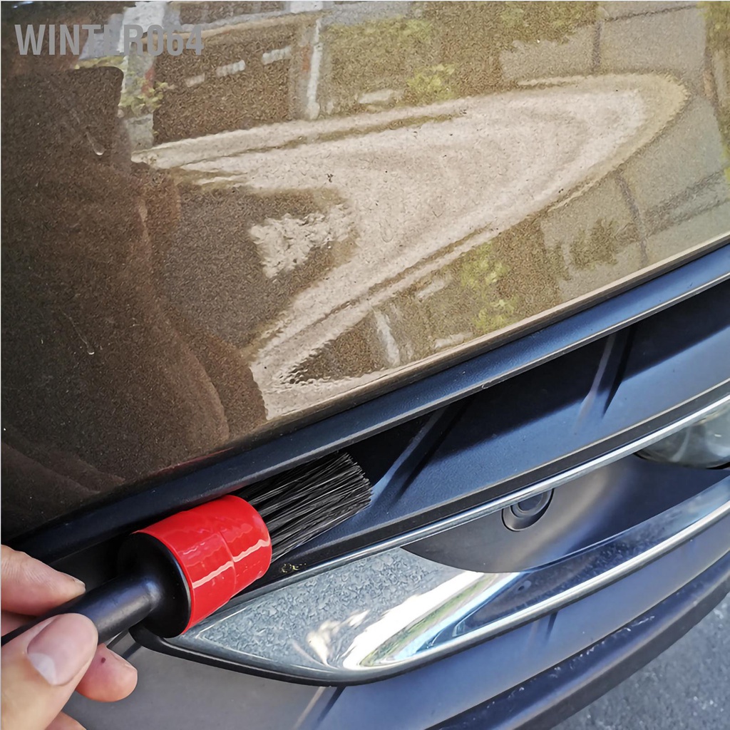 Winter064 5 Chiếc Ô Tô Chi Tiết Bộ Bàn Chải Nội Thất Kẽ ​​Hở Sợi Tổng Hợp Mềm Tự Động Làm Sạch Cho Xe SUV Tải Văn