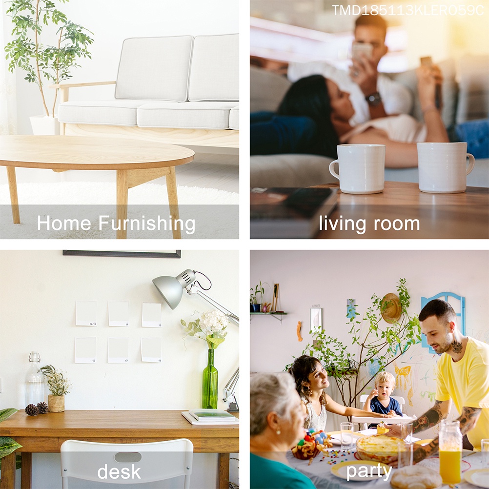 Flocked Set 4 Tượng Thỏ Phục Sinh Mini Để Bàn Trang Trí